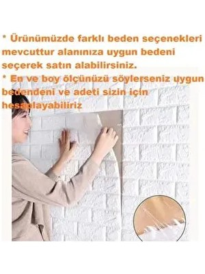 Duvar Paneli Beyaz 3D Dekoratif Kendinden Yapışkanlı Esnek Duvar Kağıdı Kaplama Paneli Köpük
