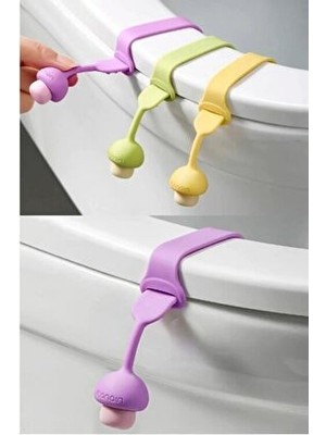 Klozet Kapağı Tutacağı Mantar Tasarımlı Klozet Kaldırma Aparatı Klozet Tutucu Hijyenik