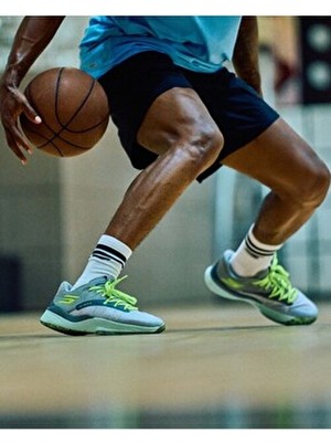 Skechers Skx Nexus Erkek Gri Basketbol Ayakkabısı 253015 Ccgr