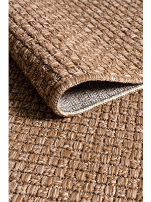 Valery Home  Natura Kaymaz Tabanlı Jut Halı Modern Desenli Şık Tasarım