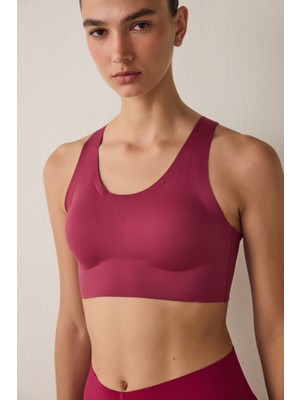 Penti #İzbırakmaz Bordo Orta Destek Zero Feel Spor Sütyeni