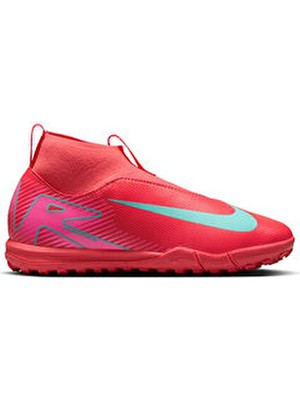 Jr. Mercurial Superfly 10 Academy Tf Genç Halı Saha Ayakkabısı FQ8310-800 Kırmızı