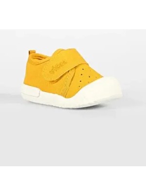 Vicco Anka II Sarı Sneaker Çocuklar İçin Hakiki Deri Kauçuk Tabanlı Ortopedik Ayakkabı