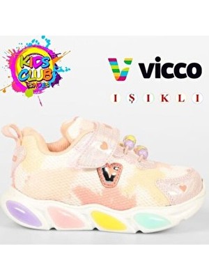 Gelato Işıklı Ortopedik Çocuk Spor Ayakkabı Pudra