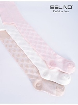 3 Lü Paket Jakar Desenli Kız Bebek Pamuklu Külotlu Çorap