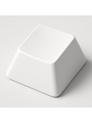 SPELT Yazısız Sade Mekanik Klavye Yedek Tuş Kapağı Dummy Boş Keycap Beyaz