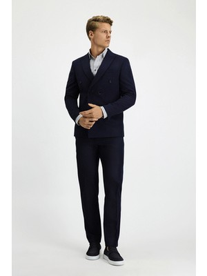 Kiğılı 6 Drop Regular Fit Standart Kesim Mevsimlik Kruvaze Takım Elbise