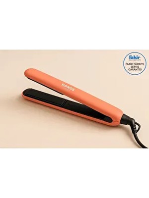 Fakir Range Flossy Pembe Saç Düzleştirici Seramik Plaka ile 210°C Isı Parametreleri ve Hızlı Isınma