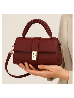 Bag & More Kadın Siyah Omuz Çantası El Çantası Yavrulu Çanta