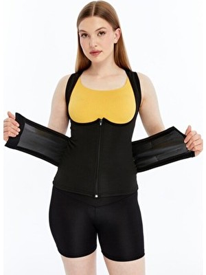 Cristal Termal Sauna Etkili Atlet Bel Göbek Ince Etkili Kemer Korse