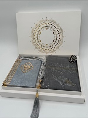 5 Parça Seccade Takımı Çeyizlik Hediyelik Gelin Damat Bohça Seti