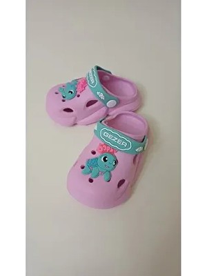 Gezer Bebe Kız Çocuk Yazlık Eva Taban Plaj Terlik Pembe Renk Kadın Kullanıma Uygun Rahat Tasarım