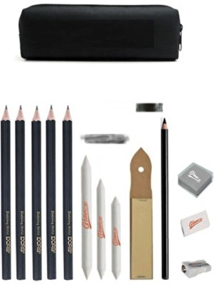 Sketch Dereceli Kurşun Kalem 14 Parça Eskiz Set