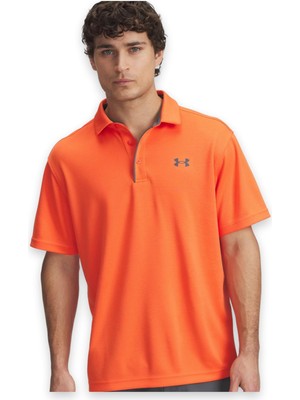 Under Armour 1290140 Tech Polo Turuncu Erkek T-Shirt