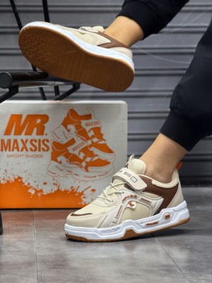 Maxsis Çocuk Spor Ayakkabı Kutulu Baskılı Cırtlı Hafif