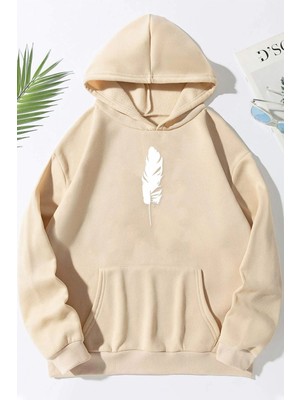 Unisex Tüy Baskılı Sweatshirt