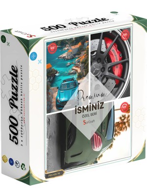 Soi Craft 3 Lü 500 Parça Puzzle Yolun Ritmi Mercedes Kişiye Özel