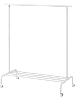 Ayaklı Askılık, Beyaz, 111X126/175 cm