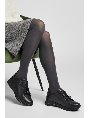 Femi 889 Kadın Deri Lastikli Ayakkabı