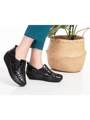 Tam Ortopedik Kadın Deri Anne Yürüyüş Ayakkabısı Topuk Dikeni Için Uygundur