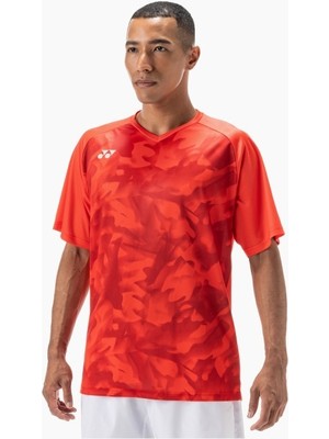 Yonex YM0033 Erkek Kırmızı Tenis Tişört