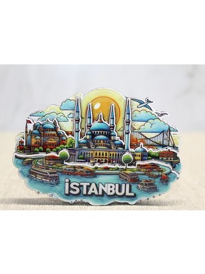Bfs Ahşap Istanbul Temalı Magnet ALK4598