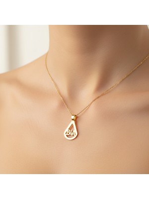 TabiTela 8 ayar altın kolye ucu A&B GM9940 1 gr