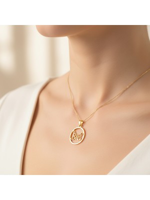 Tabitela 14 Ayar Altın Kolye Ucu B&b GM10229 0.5 gr