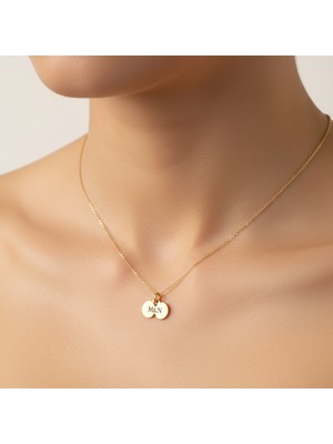 Tabitela 14 Ayar Altın Kolye Ucu M&n GM9897 0.5 gr