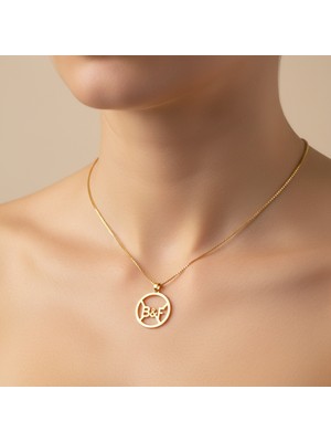 TabiTela 14 ayar altın kolye ucu B&F GM10278 1 gr