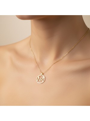 Tabitela 14 Ayar Altın Kolye Ucu M&n GM9896 0.5 gr