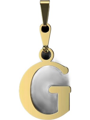TabiTela 8 ayar altın kolye ucu Harf G   GM9671 1 gr
