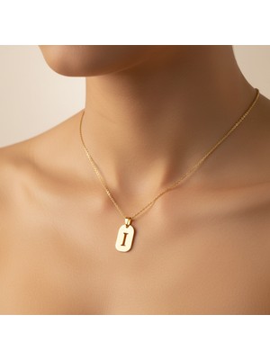 Tabitela 14 Ayar Altın Kolye Ucu Harf I   GM9700 0.5 gr