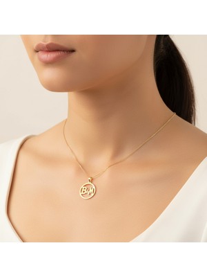 Tabitela 14 Ayar Altın Kolye Ucu M&b GM9826 1 gr