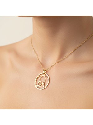 TabiTela 14 ayar altın kolye ucu M&E GM9768 1 gr