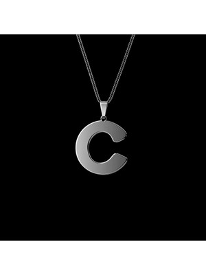 TabiTela 925 Ayar gümüş kolye Harf C   SM9474
