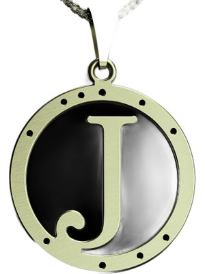 Tabitela 8 Ayar Altın Kolye Ucu Harf J   GM9719 1 gr