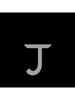 TabiTela 925 Ayar gümüş kolye Harf J   SM9716