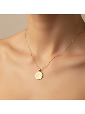 TabiTela 8 ayar altın kolye ucu A&E / Æ GM9991 0.5 gr