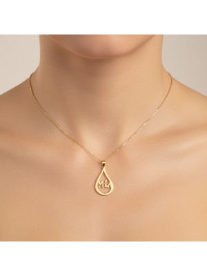 TabiTela 8 ayar altın kolye ucu A&M GM9729 0.5 gr