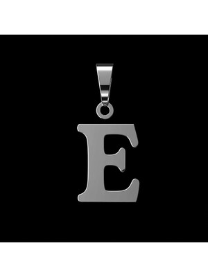 TabiTela 925 Ayar gümüş kolye Harf E   SM9504