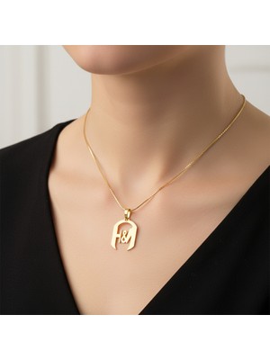 TabiTela 8 ayar altın kolye ucu M&H GM9890 0.5 gr