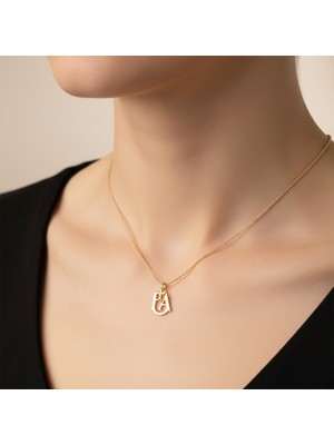 TabiTela 8 ayar altın kolye ucu A&P GM10107 0.5 gr