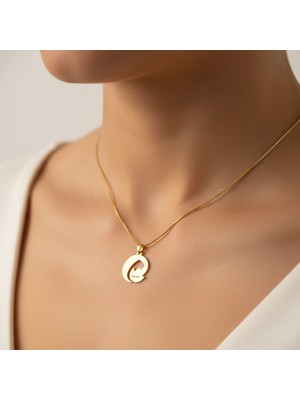 TabiTela 8 ayar altın kolye ucu Kerem GM9556 1 gr