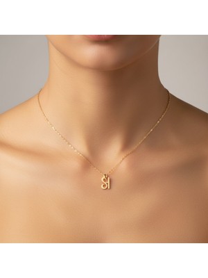 TabiTela 8 ayar altın kolye ucu SH GM9614 1 gr