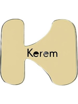 TabiTela 14 ayar altın kolye ucu Kerem GM9561 1 gr