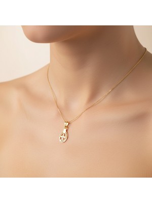 Tabitela 14 Ayar Altın Kolye Ucu Uğur Böceği GM9307 1 gr