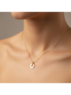 Tabitela 14 Ayar Altın Kolye Ucu L&m GM9821 0.5 gr