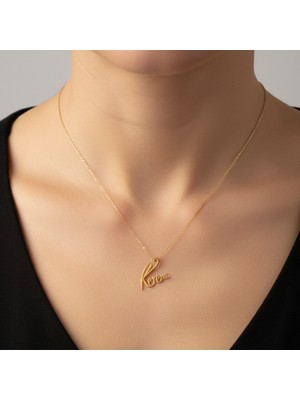 TabiTela 8 ayar altın kolye ucu Kerem GM9562 1 gr