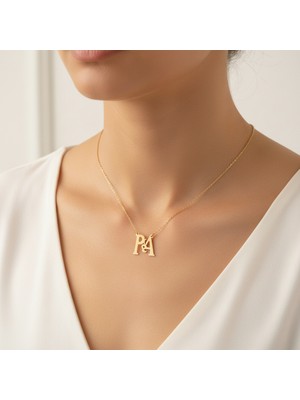 TabiTela 8 ayar altın kolye ucu A&P GM10108 0.5 gr